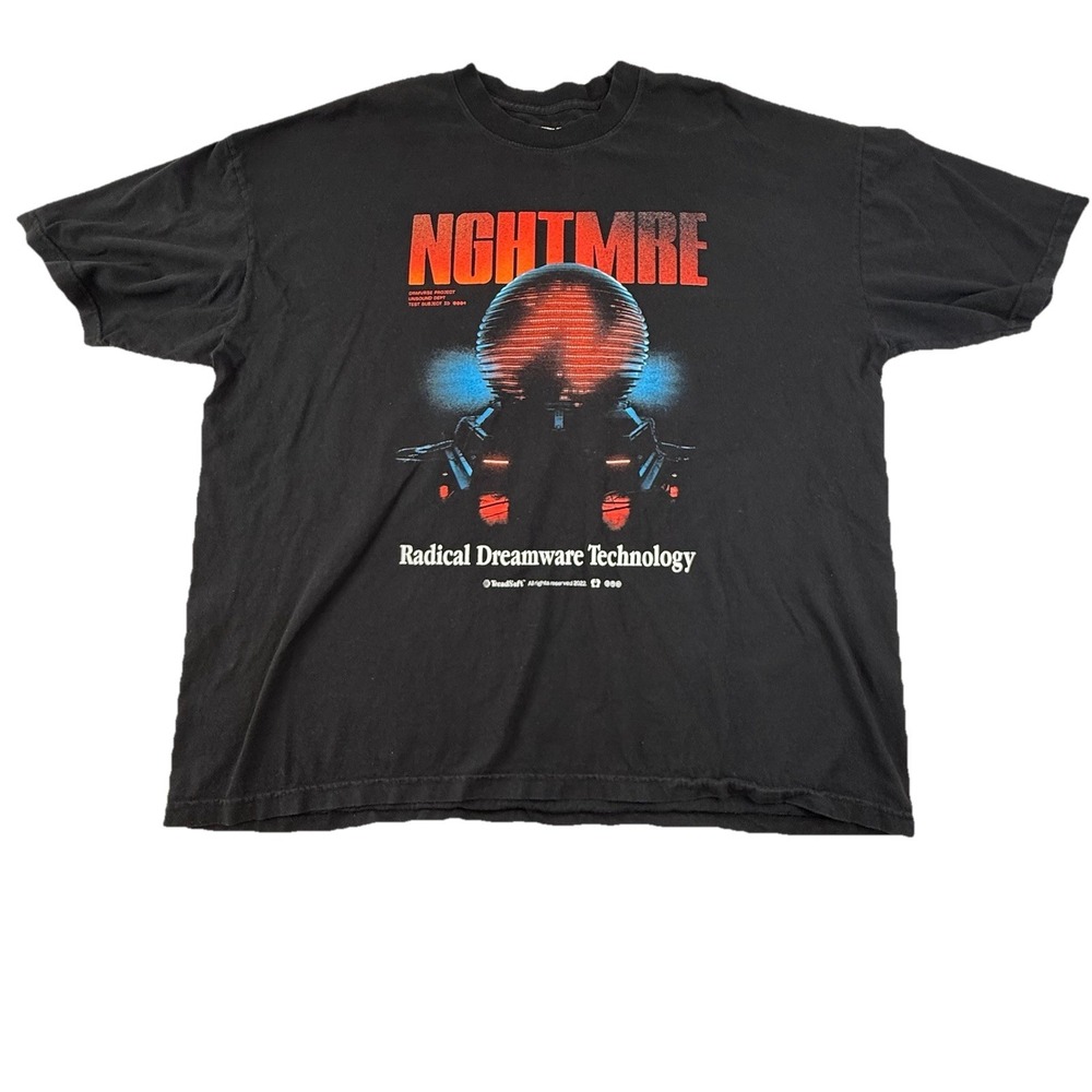 Nghtmre Drmvrse Tour 2022 T-Shirt Black Men's XXL Short Sleeve Crew Neck